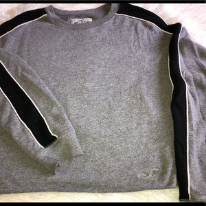 Hollister crewneck cropped sweatshirt